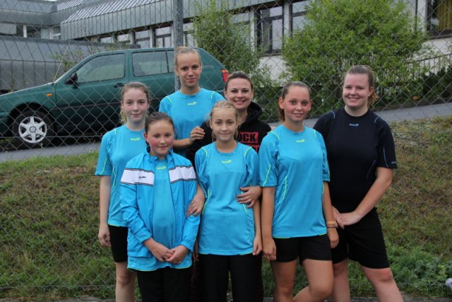 Die Mannschaften des Bezirksschülertreffens 2016 in Massbach
